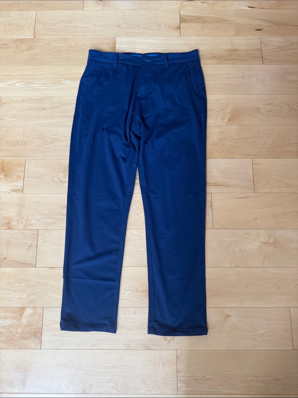 Men's Navy Chinos - Tailored Everyday Wear